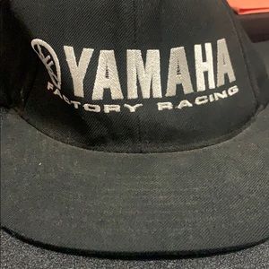 Yamaha factory racing flat bill hat